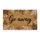 Go Away Hand Scripted Jute Woven Fibers - Private Home Outdoor Entryway Accent Decor Doormat - 3