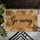 Go Away Hand Scripted Jute Woven Fibers - Private Home Outdoor Entryway Accent Decor Doormat - 6