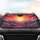 Radiant Sun Psychedelic Mountain Road Landscape - Outdoor Travel Essential Car Sunshade - 4