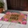 Good Vibes Heart Pink Rose Purple Iris Garden Floral - Positive Home Decor Gift Doormat - 5