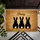Every Bunny Welcome Black Bunnies - Spring Home Decor Doormat - 6