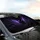Shadowy Monster Glowing Purple Eyes Dark Smoke Energy - Cinematic Dark Fantasy Decor Car Sunshade - 6