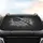 Distressed Black White Grey American Flag with Smoky Haze - Patriotic Everyday Gift Car Sunshade - 4