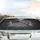 Distressed Black White Grey American Flag with Smoky Haze - Patriotic Everyday Gift Car Sunshade - 5