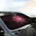 Vortex Musical Notes Red Hearts Calligraphy - Car Decor Gift for Music Lover Car Sunshade - 6