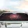 Vortex Musical Notes Red Hearts Calligraphy - Car Decor Gift for Music Lover Car Sunshade - 5