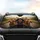 Dachshund Pack Open Road Countryside Highway - Dog Lover Gift Car Sunshade - 4