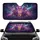 Luminous Butterflies Purple Gold Roses Cosmic Sky Swirling Energy - Fantasy Lover Gift Car Sunshade - 1