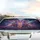 Luminous Butterflies Purple Gold Roses Cosmic Sky Swirling Energy - Fantasy Lover Gift Car Sunshade - 5