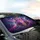 Luminous Butterflies Purple Gold Roses Cosmic Sky Swirling Energy - Fantasy Lover Gift Car Sunshade - 6