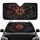 Formidable Spartan Helmet Red Plume Dragons Greek Key Meander Pattern - Epic Fantasy Decor Gift Car Sunshade - 1