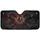 Formidable Spartan Helmet Red Plume Dragons Greek Key Meander Pattern - Epic Fantasy Decor Gift Car Sunshade - 3