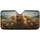 Capybaras Wildflower Hills Joyous Gathering - Wildlife Lover Gift Car Sunshade - 3