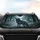 Majestic Grey Wolf Howling Ancient Forest Twilight Full Moon - Wildlife Lover Gift Car Sunshade - 4
