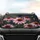 Black Pink Butterfly Soft Pink Coneflower Dark Charcoal Background Wildlife Lover Gift Car Sunshade - 4