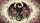 Majestic Heavily Scaled Black Dragon Pink Roses Ethereal Scrollwork - Fantasy Lover Gift Car Sunshade - 7
