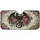 Majestic Heavily Scaled Black Dragon Pink Roses Ethereal Scrollwork - Fantasy Lover Gift Car Sunshade - 3