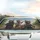 Four Raccoons Driving Open Road Banjo Guitar - Road Trip Lover Wildlife Gift Car Sunshade - 5