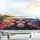 Chimpanzee Portrait Sunglasses Paint Splatter Wildlife Lover Gift Car Sunshade - 5