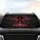 Menacing Demonic Entity Roaring Pentagram Ritual Skulls - Gothic Macabre Decor Car Sunshade - 4