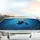 Black White Orca Killer Whale Deep Ocean Coral Reef Kelp Fish Scene - Ocean Lover Gift Car Sunshade - 5