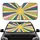 Radiant Yellow Sun Starburst Rays - Boho Car Decor Gift for Boho Lover Car Sunshade - 1