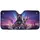 Doberman Sphynx Cat Mirrored Sunglasses Steering Wheel - Car Enthusiast Gift for Pet Owners Car Sunshade - 3
