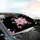 Flowing Ribbons Pink Bows White Daisies Hearts - Car Decor Gift Car Sunshade - 6