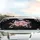 Flowing Ribbons Pink Bows White Daisies Hearts - Car Decor Gift Car Sunshade - 5