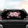 Flowing Ribbons Pink Bows White Daisies Hearts - Car Decor Gift Car Sunshade - 4