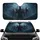 Ghastly Zombie Hands Menacing Fog - Halloween Horror Lover Gift Car Sunshade - 1