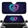 Luminous Heart Paw Print - Ethereal Cosmos Pet Lover Gift Car Sunshade - 1