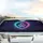 Luminous Heart Paw Print - Ethereal Cosmos Pet Lover Gift Car Sunshade - 5