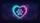 Luminous Heart Paw Print - Ethereal Cosmos Pet Lover Gift Car Sunshade - 7
