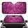 Sparkling Holographic Glitter Flakes - Iridescent Magenta Fuchsia Car Interior Decor Car Sunshade - 1