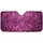 Sparkling Holographic Glitter Flakes - Iridescent Magenta Fuchsia Car Interior Decor Car Sunshade - 3