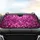 Sparkling Holographic Glitter Flakes - Iridescent Magenta Fuchsia Car Interior Decor Car Sunshade - 4