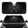 Cracked Skull Devil Horns Rock N Roll - Heavy Metal Fan Gift Car Sunshade - 1