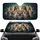 Fluffy Majestic Long-Haired Ginger Tabby Calico Cats with Red Bell Collar - Cat Lover Gift Car Sunshade - 1