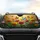 Monarch Blue Butterfly Wildflowers Field - Outdoor Lifestyle Gift Car Sunshade - 4
