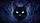 Large White Eyes Whiskers Black Cat Face Starlight Deep Cosmic Night Sky - Cat Lover Gift Car Sunshade - 7