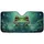 Green Frog Reflective Orange Eyes Pond Mist Aquatic Foliage - Wildlife Lover Gift Car Sunshade - 3