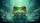 Green Frog Reflective Orange Eyes Pond Mist Aquatic Foliage - Wildlife Lover Gift Car Sunshade - 7