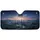 Futuristic Exoplanet Cityscape Rainbow Ring - Sci-Fi Lover Travel Essential Car Sunshade - 3