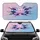 Iridescent Crystal Lotus Flower Black Ink Geometric Lines - Car Decor Gift Car Sunshade - 1