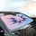 Iridescent Crystal Lotus Flower Black Ink Geometric Lines - Car Decor Gift Car Sunshade - 6