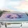 Iridescent Crystal Lotus Flower Black Ink Geometric Lines - Car Decor Gift Car Sunshade - 5