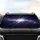 Be The Light Script Glowing Rays Cosmic Starry Sky - Self-Care Gift Car Sunshade - 4