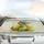 Mischievous Alligator Toothy Grin Paint Splatters - Wildlife Lover Gift Car Sunshade - 5