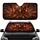 Grinning Bone Skulls Fiery Hellscape - Gothic Macabre Gift for Car Driver Car Sunshade - 1
